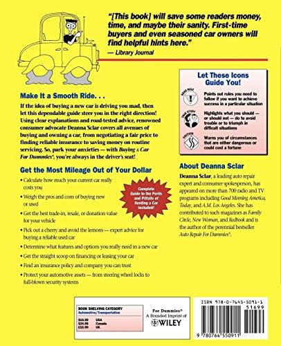 Buying A Car For Dummies by Deanna Sclar
