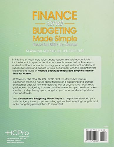 Finance and Budgeting Made Simple: Essential Skills for Nurses by K. T. Waxman