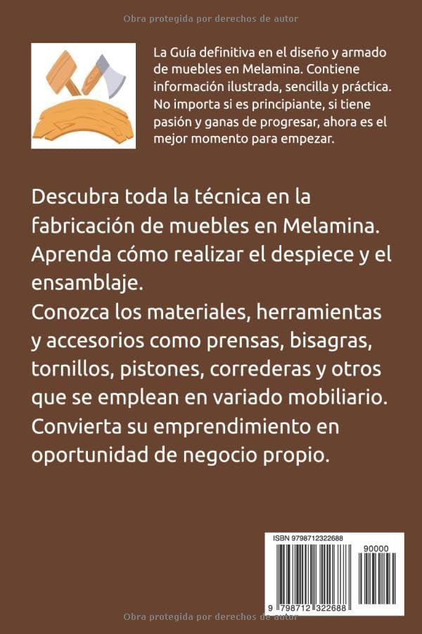 Manual de Diseño y Ensamblaje de Muebles en Melamina (Spanish Edition) by Luis Enrique Cano Torres
