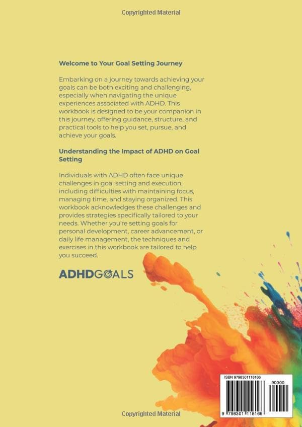 ADHD Goal Setting Workbook (ADHD Mastery Workbook Series) by ADHD Goals