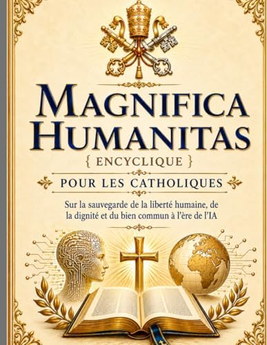 Magnifica Humanitas {encyclique} Pour les catholiques: Sur la sauvegarde de la liberté humaine, de la dignité et du bien commun à l'ère de l'IA (French Edition) by Joseph Kolbe