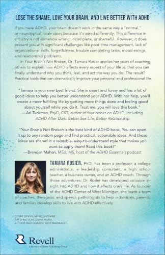 Your Brain's Not Broken: Strategies for Navigating Your Emotions and Life with ADHD | Guide & Workbook for Neurodivergent Adult Men & Women | Tools for Parenting ADD Children by Tamara Rosier PhD
