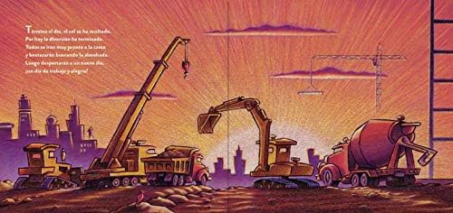 Buenas noches, construcción. Buenas noches, diversión. (Goodnight, Goodnight, Construction Site Spanish language edition): (Bilingual Children's Book, Spanish Books for Kids) (Spanish Edition) by Sherri Duskey Rinker