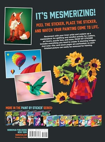 Paint by Sticker (Official): Create 12 Masterpieces One Sticker at a Time! by Workman Publishing
