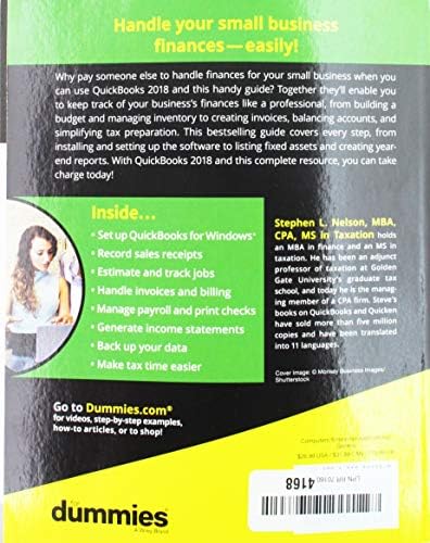 QuickBooks 2018 for Dummies (For Dummies (Computer/Tech)) by Stephen L. Nelson