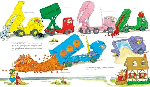 Carros y camiones de Richard Scarry (Richard Scarry's Cars and Trucks and Things that Go Spanish Edition) by Richard Scarry