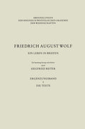 Ein Leben in Briefen: Ergänzungsband I. Die Texte (Abhandlungen der Rheinisch-Westfälischen Akademie der Wissenschaften, 84/1) (German Edition) by Siegfried Reiter
