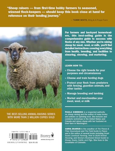 Storey's Guide to Raising Sheep, 5th Edition: Breeding, Care, Facilities by Paula Simmons