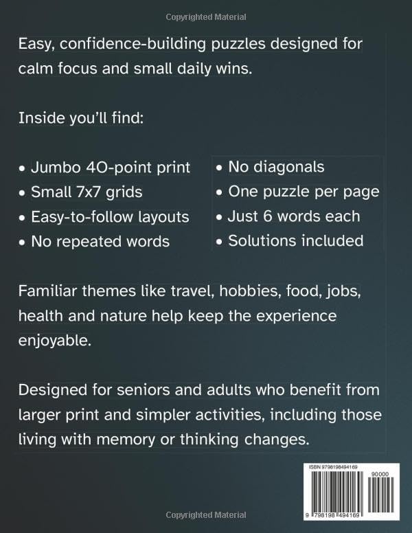 Memory Care Word Search for Seniors and Caregivers - Volume 2: 150 Very Easy Extra Large Print Puzzles for Dementia & Alzheimer's Support (Memory Care Puzzle Books) by RC Schell