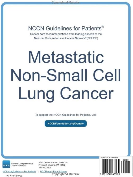 NCCN Guidelines for Patients® Metastatic Non-Small Cell Lung Cancer by National Comprehensive Cancer Network® (NCCN®)