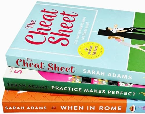 Sarah Adams 3 Books Collection Set (The Cheat Sheet, When in Rome, Practice Makes Perfect) by Sarah Adams