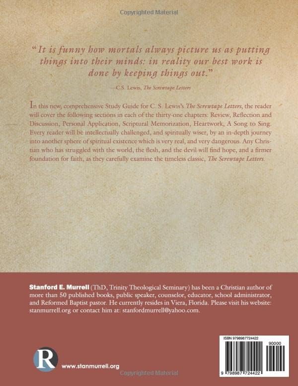 Study Guide for C. S. Lewis's The Screwtape Letters: (A Comprehensive Workbook) by Stanford E. Murrell