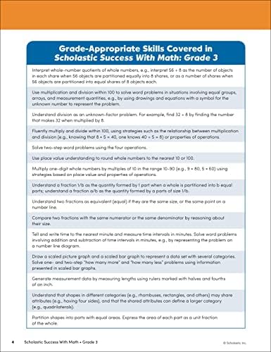 Scholastic Success with Math Grade 3 Workbook by Scholastic Teaching Resources