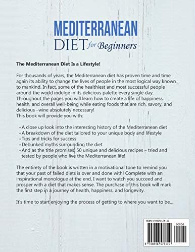 Mediterranean Diet for Beginners: 50 Amazing Recipes for Weight Loss and Improved Health by Vanessa Olsen