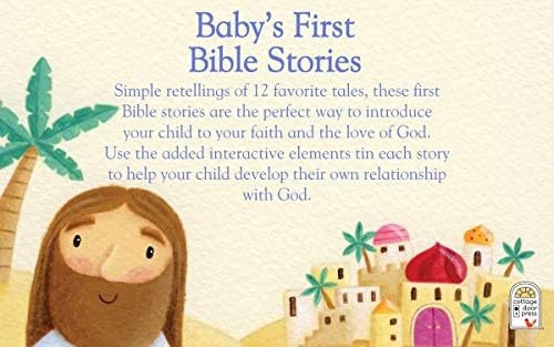 Baby's First Bible Stories Padded Board Book - Gift for Easter, Christmas, Communions, Newborns, Birthdays, Beginner Bible by Rachel Elliot