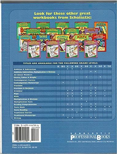 Scholastic Success With: Reading Comprehension Workbook: Grade 4 by Scholastic Inc