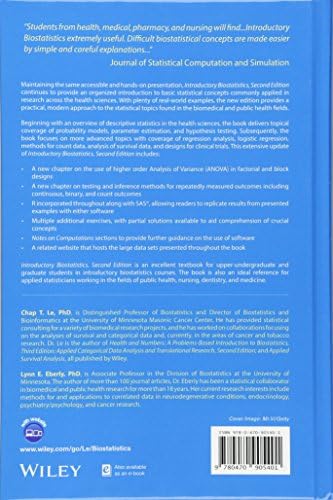 Introductory Biostatistics by Chap T. Le