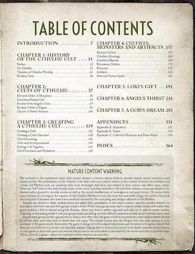 Call of Cthulhu: Cults of Cthulhu by Chaosium Inc.