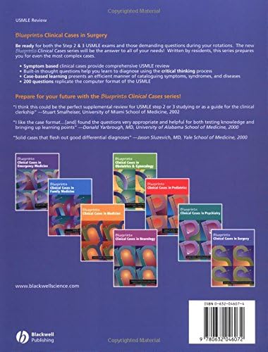 Blueprints Clincal Cases in Surgery by Michelle Li