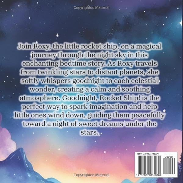 Goodnight, Rocket Ship! (Blast Off to Dreamland): An Out-of-This-World Bedtime Adventure for Kids Ages 3-5 by Moss Magic Books