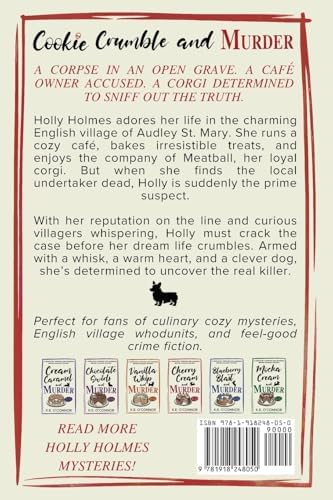 Cookie Crumble and Murder - Large Print: A Completely Gripping and Charming British Culinary Mystery (Large Print Mysteries) by K.E. O'Connor