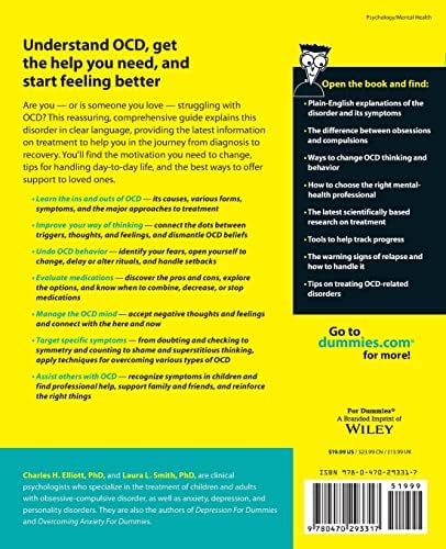 Obsessive-Compulsive Disorder For Dummies (For Dummies Series) by Charles H. Elliott