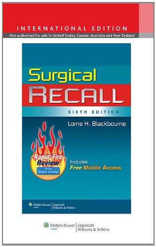 Surgical Recall. Editor, Lorne H. Blackbourne by Lorne H. Blackbourne