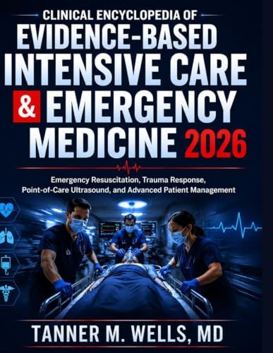 CLINICAL ENCYCLOPEDIA OF EVIDENCE-BASED INTENSIVE CARE & EMERGENCY MEDICINE: Emergency Resuscitation, Trauma Response, Point-of-Care Ultrasound, and Advanced Patient Management by TANNER M. WELLS, MD