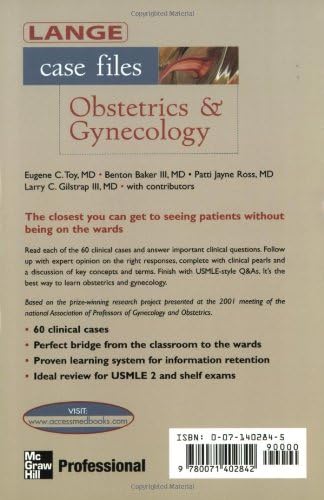 Case Files: Obstetrics & Gynecology by Eugene C. Toy