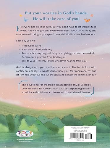Calm Thoughts for Kids: 90 Devotions for Anxious Days by Max Lucado