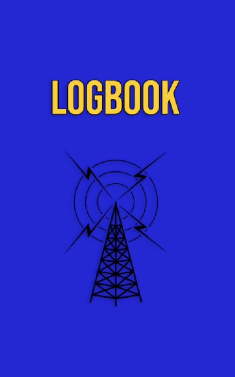 Logbook (blue): Amateur Radio Call Log Book | Parks on the Air Call Logbook | Ham radio mobile call logbook (Amateur Radio Parks on the Air Call Logbooks) by Krystine Marie