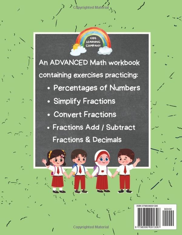 Beyond the Basics - 5th Grade Advanced Math Workbook Vol 2.: Fractions and decimal problems, Homeschool curriculum 5th grade, 5th grade math review, ... Summer Workbook Series: Pre-K to Grade 5) by DigiDiscover Press
