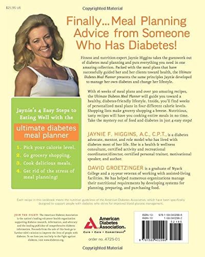The Ultimate Diabetes Meal Planner: A Complete System for Eating Healthy with Diabetes by Jaynie F. Higgins