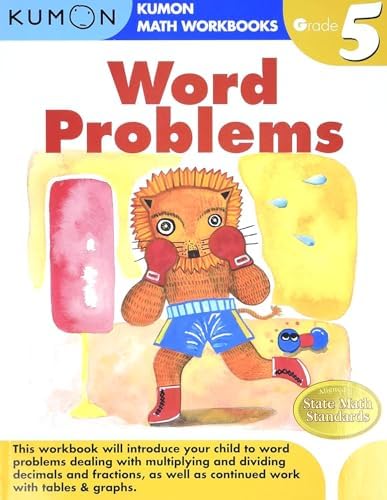 Kumon Grade 5 Word Problems (Kumon Math Workbooks) (Kumon Math Workbooks Grade 5) by Kumon Publishing