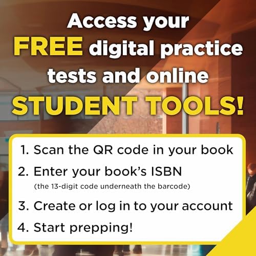 Princeton Review Digital SAT Premium Prep, 2026: 6 Full-Length Practice Tests (3 in Book + 3 Adaptive Tests Online) + Online Flashcards + Review & Tools (2026) (College Test Preparation) by The Princeton Review