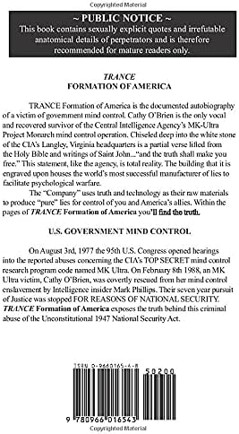 Trance Formation of America by Cathy O'Brien