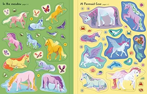 First Sticker Book Unicorns: A Magical Adventure with Fairies and Mermaids for Children (Ages 3-5) by Alice Beecham