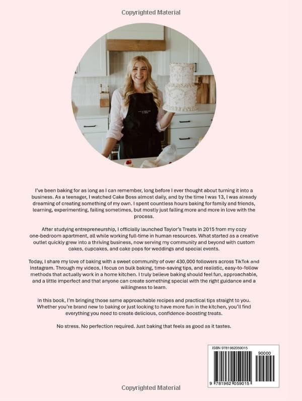 Taylor's Treats Baking Book by Taylor Bergelin