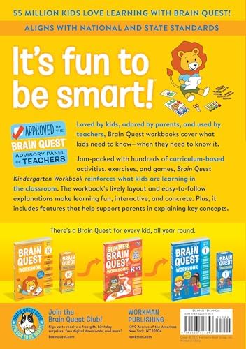 Brain Quest Workbook: Kindergarten Revised Edition by Workman Publishing