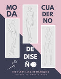 CUADERNO DE DISEÑO DE MODA: 100 Plantillas con maniquíes. Diseña tus propios modelos de ropa de manera fácil y cómoda. Regalo creativo para diseñadores y estilistas. (Spanish Edition) by Inspired Edition