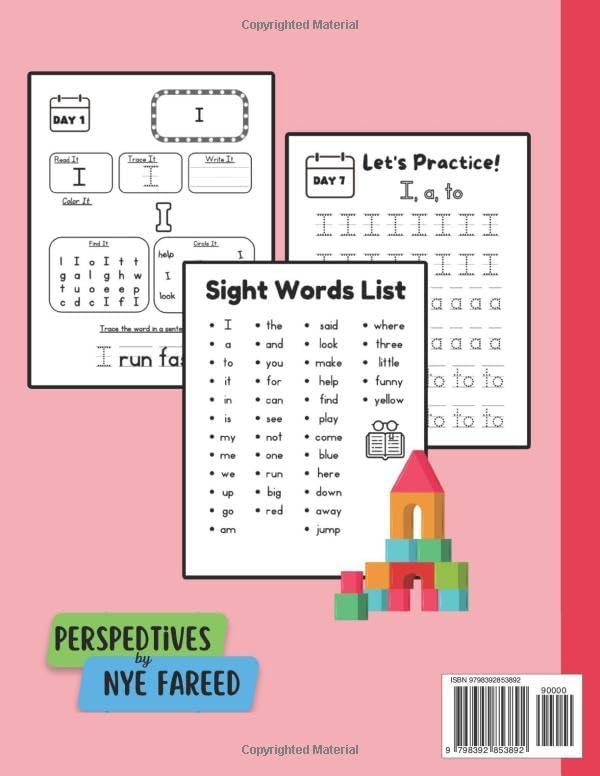 60 Day Summer Sight Words: Get Ready for Kindergarten: Pre K- Kindergarten Sight Words. Great for Ages 4-6. No Tears, Fun Activities. Early Reading ... Sight Words: 60 Days of FUN Reading Practice) by perSPEDtives