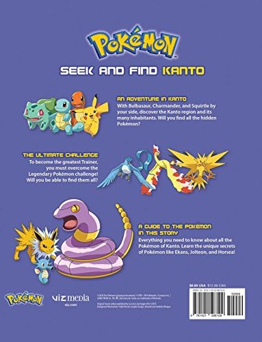 Pokémon Seek and Find: Kanto: Kanto by Shogakukan
