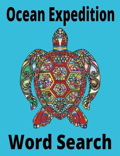 Ocean Expedition Word Search Large Print for Seniors, Elderly, Dementia, Alzheimer's by CALM Designs