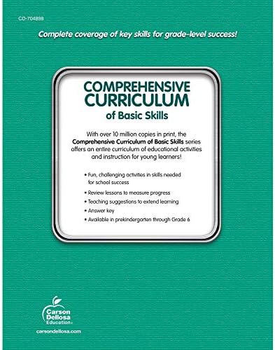 Carson Dellosa Comprehensive Curriculum of Basic Skills 5th Grade Workbooks All Subjects, Reading Comprehension, Language Arts, Grammar, Math, and Writing Practice, Classroom or Homeschool Curriculum by Thinking Kids