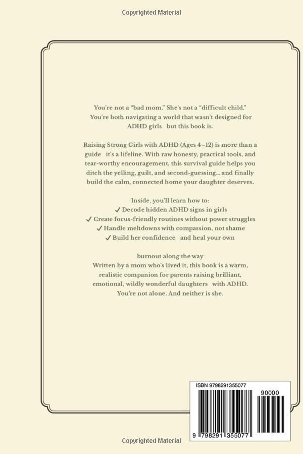 Raising Strong Girls with ADHD (Ages 4–12) by Wren Marcelline