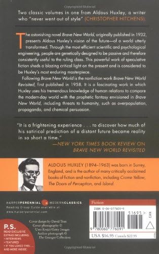 Brave New World and Brave New World Revisited by Aldous Huxley