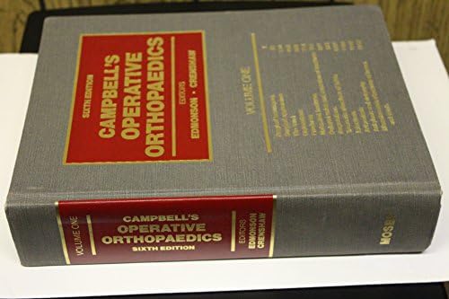 Campbell's Operative Orthopaedics, Volume 1 by A.H. (Eds) Edmonson, Allen S & Crenshaw