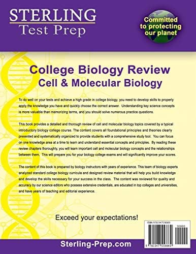 Sterling Test Prep College Biology: Cell and Molecular Biology Review by Sterling Test Prep