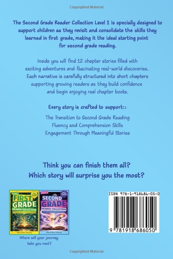 Second Grade Reader Collection: Level 1: 12 Chapter Stories to Build Confidence for Growing Readers by Rebecca Whitlock