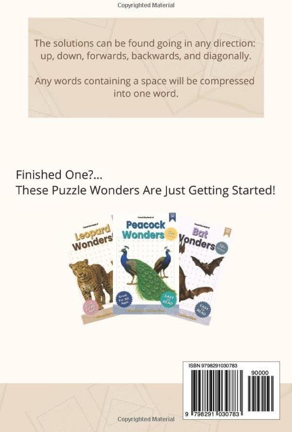 Squirrel Wonders Word Search Puzzle Book for Adults, Seniors & Kids: Packed with Fun and Challenging Animal-Themed Word Searches – 50+ Puzzles for All ... Anytime (Animal Wonders Word Search Series) by DJSTCAD Puzzle Books